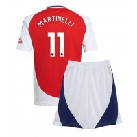 Arsenal Gabriel Martinelli #11 Fotballklær Hjemmedraktsett Barn 2024-25 Kortermet (+ korte bukser)